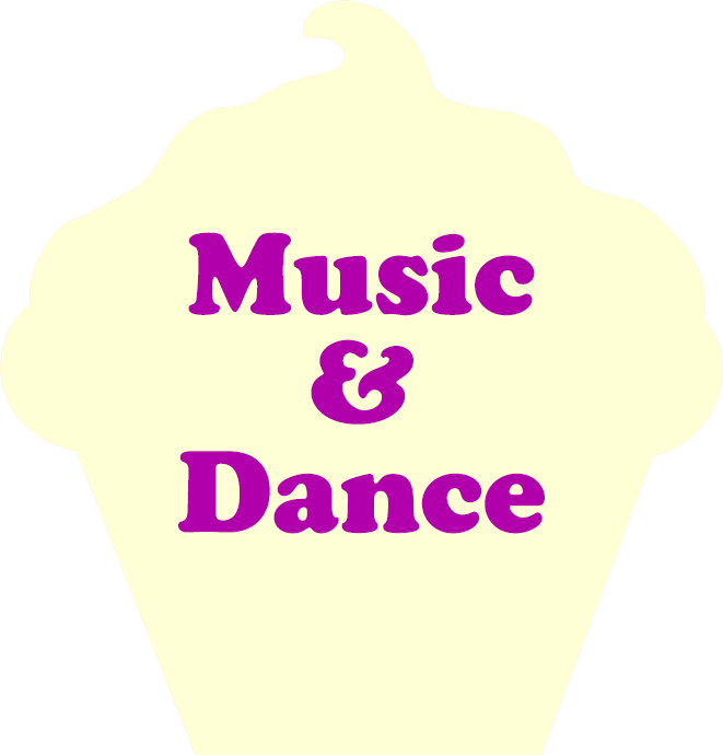 cupcake icon for all music and dance